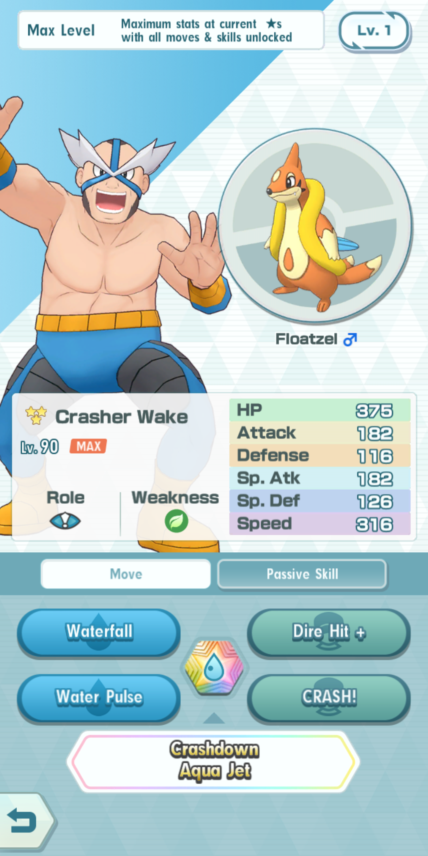 Pokemon Masters Crasher Wake DH+ Dex.png